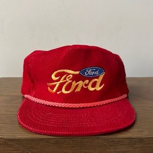 Vintage Ford Corduroy Hat